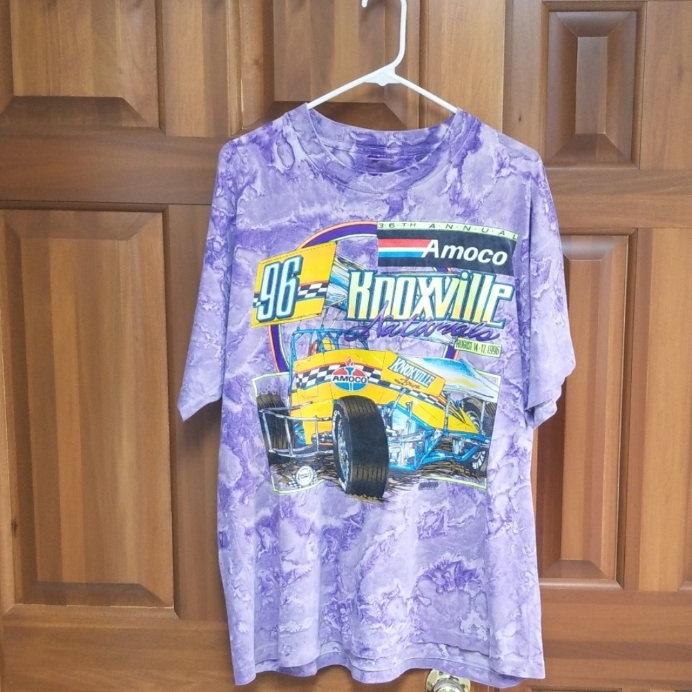 Vintage 1996 Knoxville Nationals XL Race T-shirt